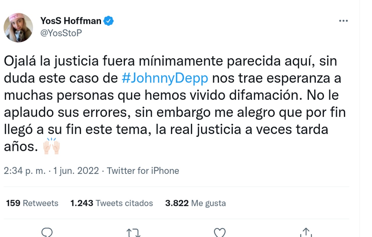 juicio johnny depp yosstop difamacion twitt