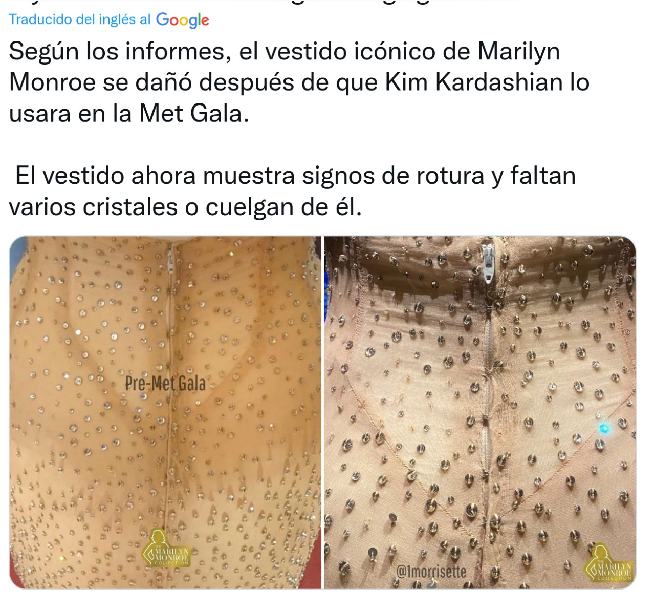met gala vestido kim kardashian marilyn monroe