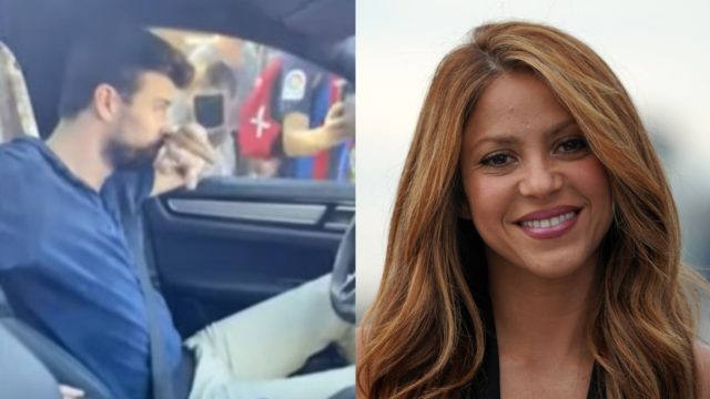 Piqué devastado escuchando Shakira en carro