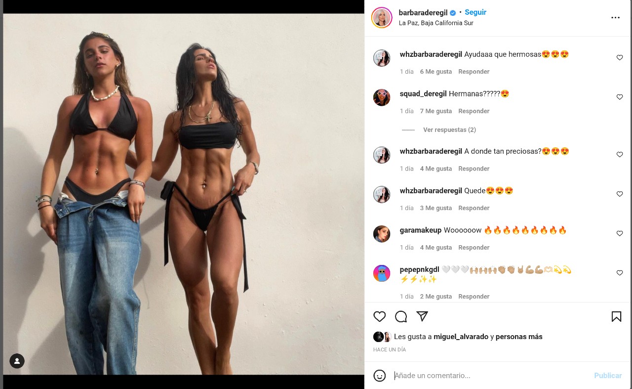 Bárbara Regil hija hermanas traje de baño