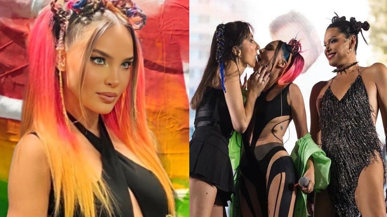 Belinda besandose dos mujeres España gay