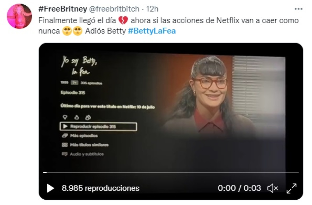 Netflix quita Betty la fea memes