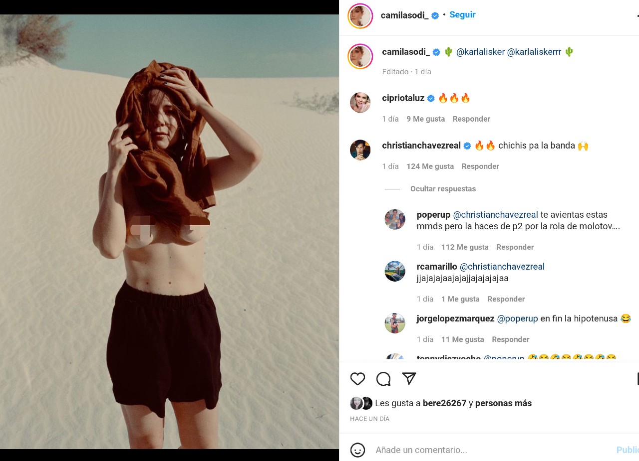 camila sodi censura instagram