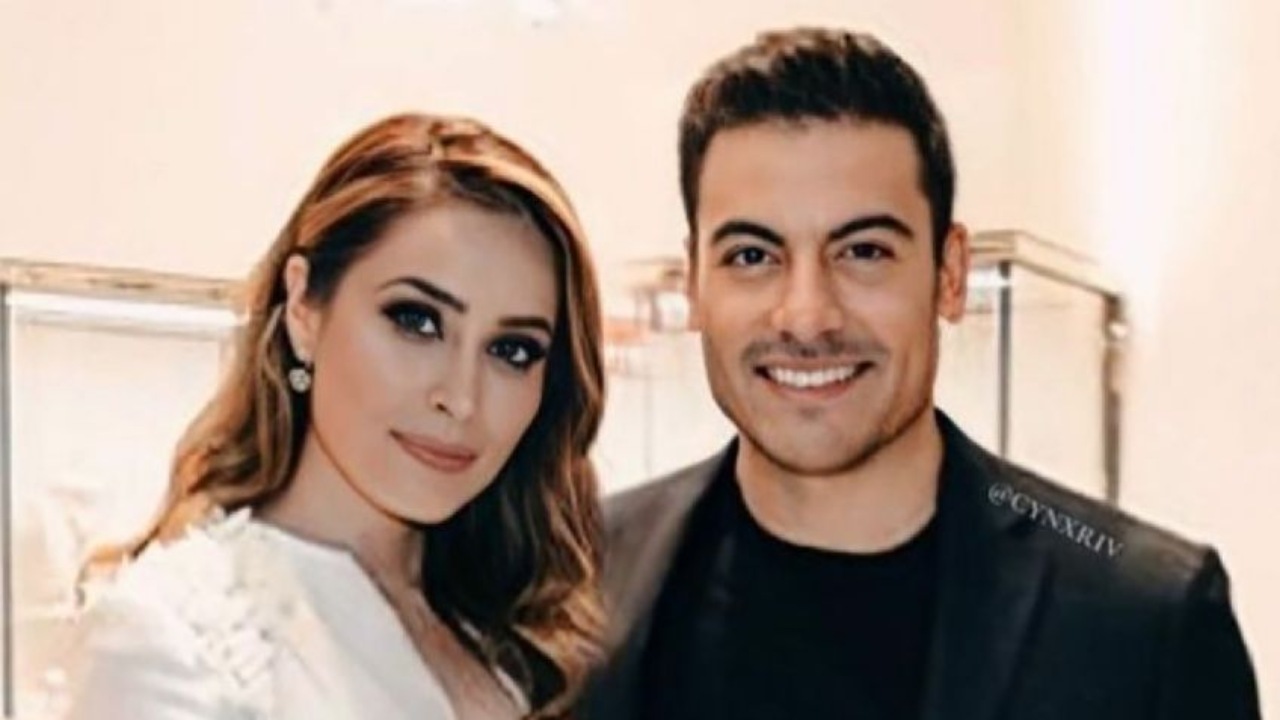 Cynthia Rodriguez Carlos Rivera abrazados juntos