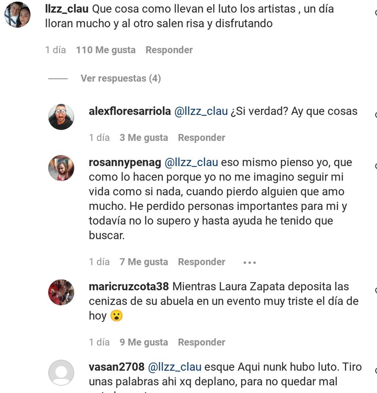 thalia abuela fallecida eva mange