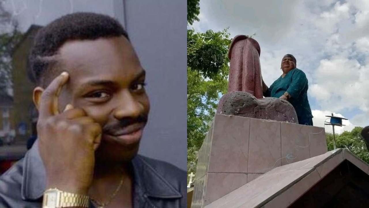 Monumento al nepe sobre una tumba