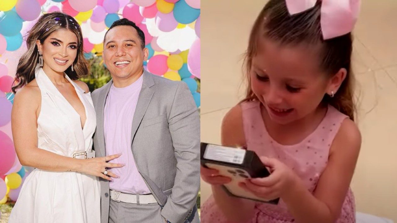 edwin luna kimberly flores regalos hijos iphone