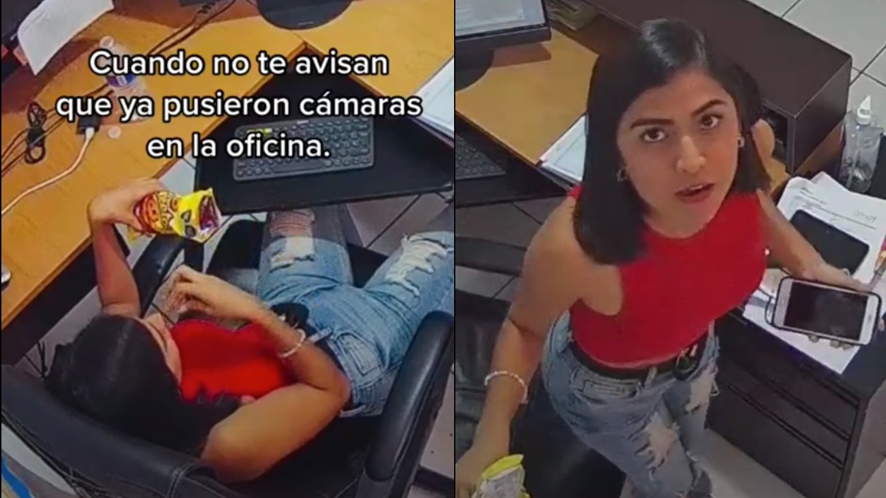 chica duerme empleada tik tok viral
