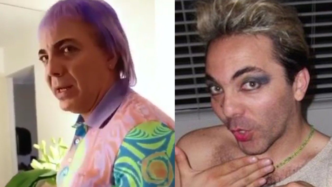 Cristian Castro reaparece con extravagante look y le dicen: "¿quién la maquilló, peinó y vistió?"