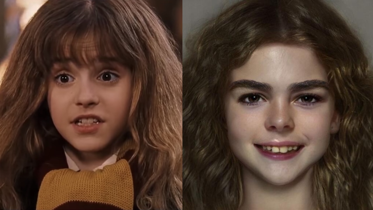 Hermione Granger personaje como en el libro