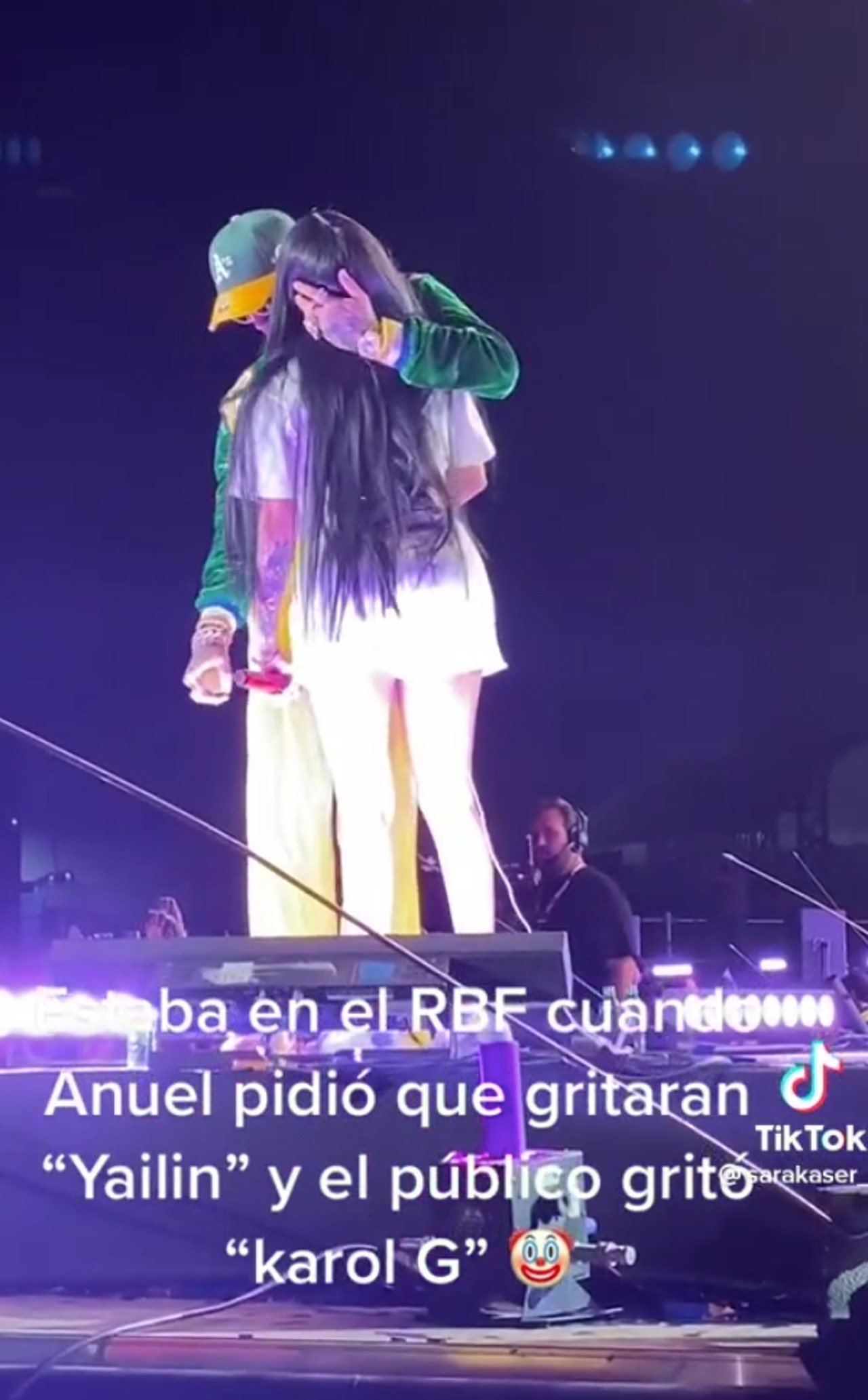 yailin la más viral anuel concierto karol g