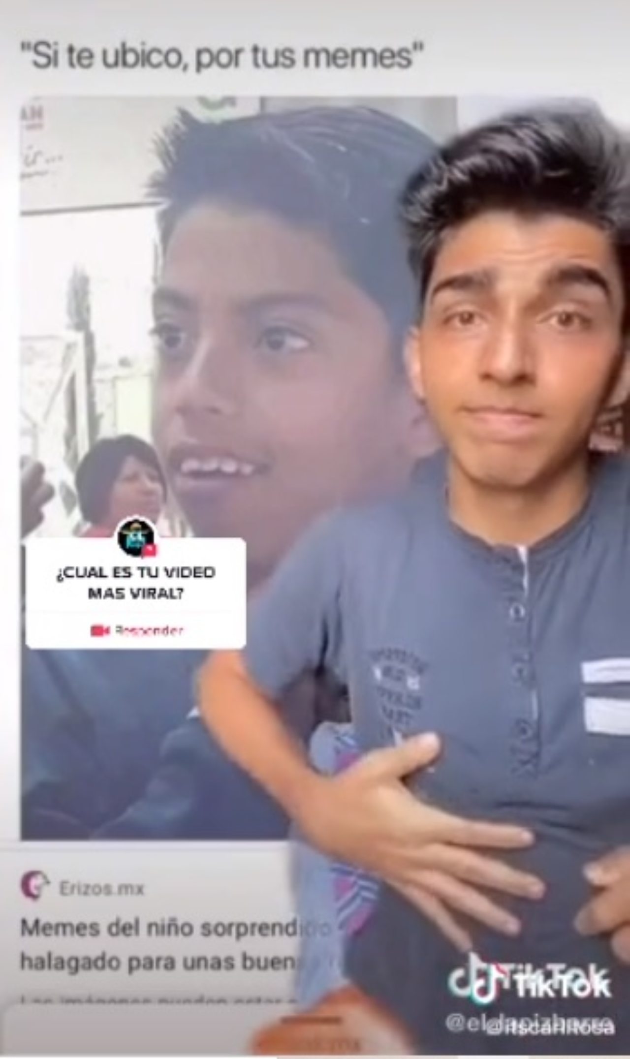 Niño meme cara sorprendido 25 años