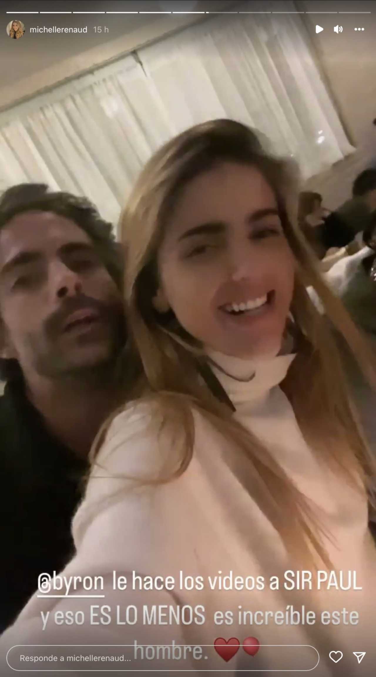Michelle Renaud confirma que está soltera