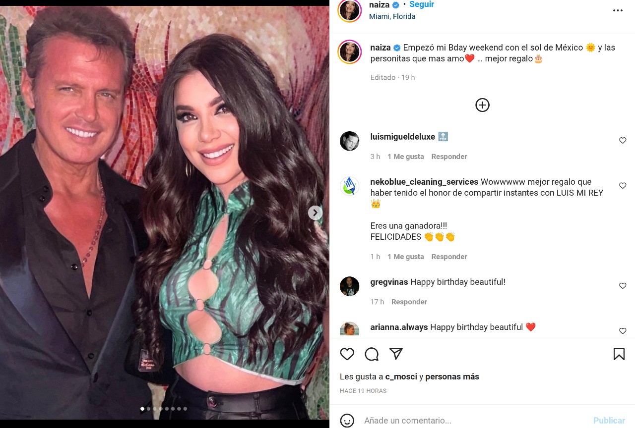 Luis Miguel reaparecio en foto