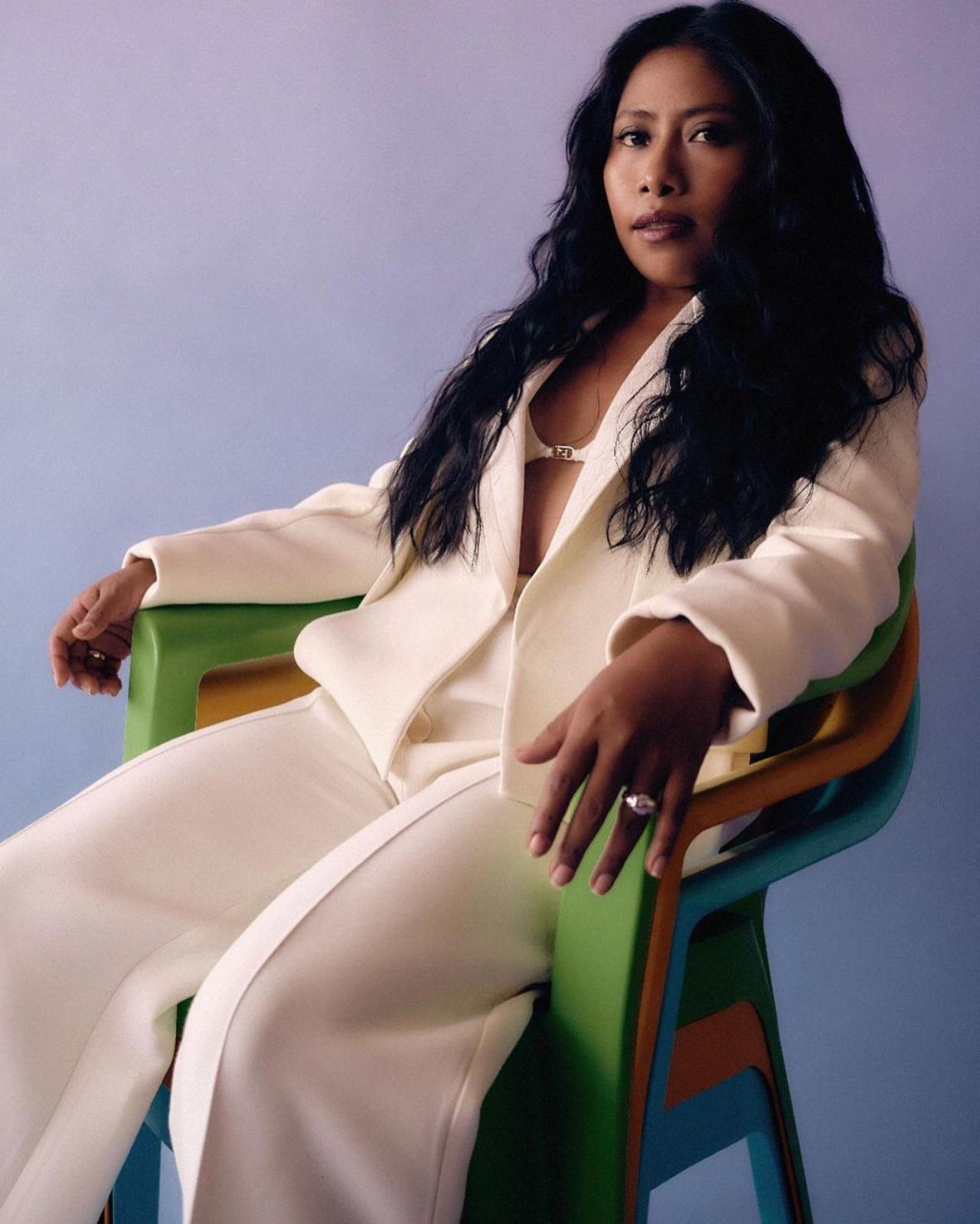 Yalitza Aparicio Percha moda de lujo