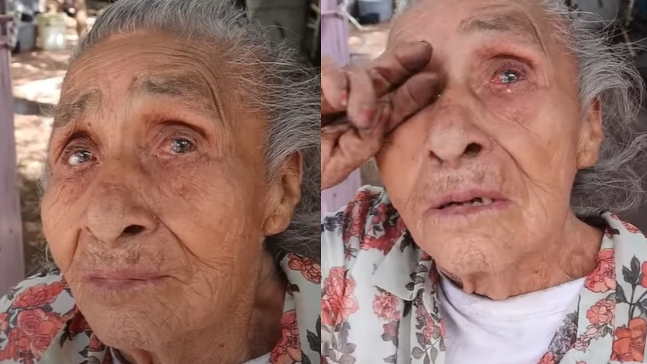 Abuelita 16 hijos abandonada no la visitan