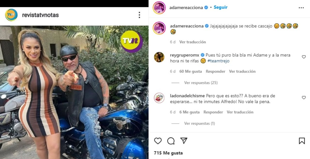 Adame responde foto Magaly Carlos Trejo