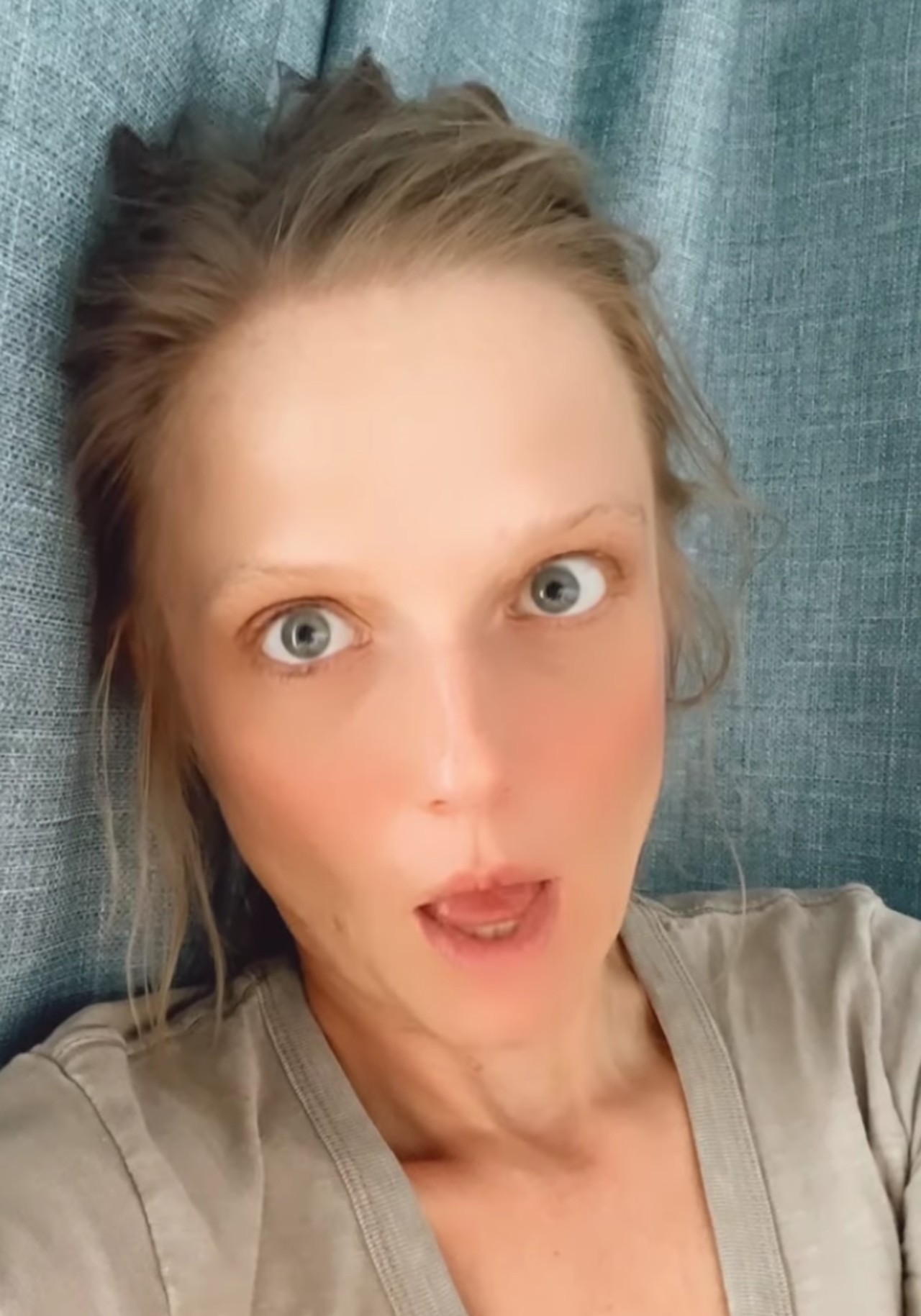Ana Layevska TikTok maquillaje cara lavada