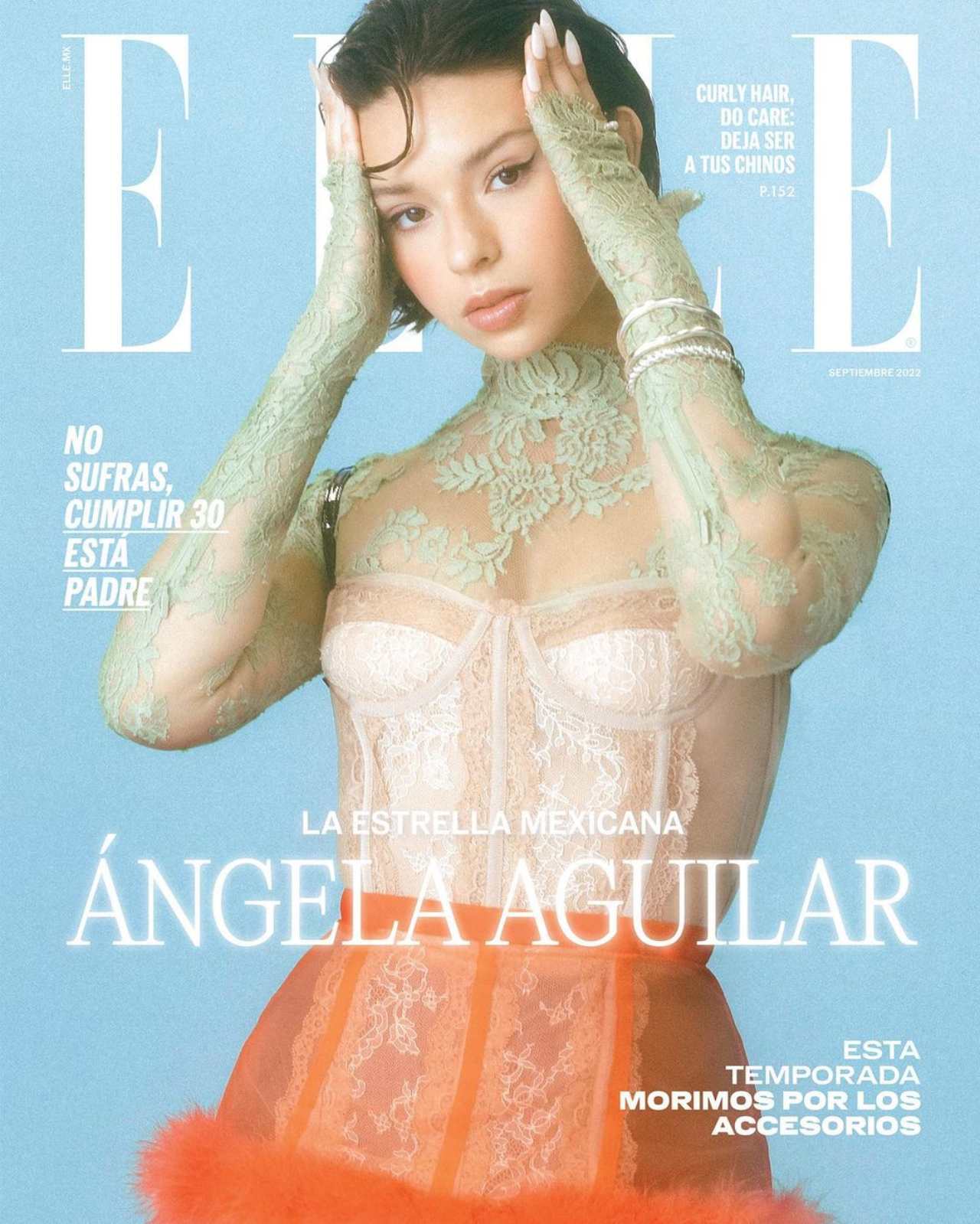 Angela Aguilar portada revista Elle Mexico
