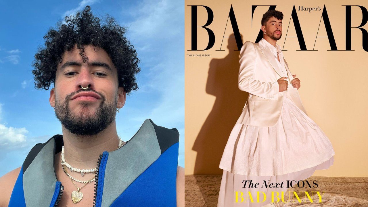 Bad Bunny aparece con falda ampona