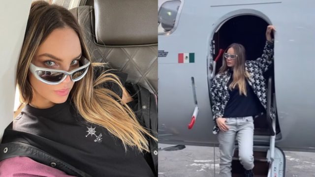 Belinda tiene propio jet privado viajar