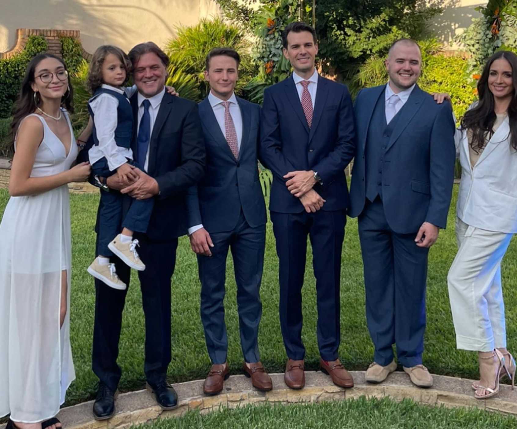 René y su familia