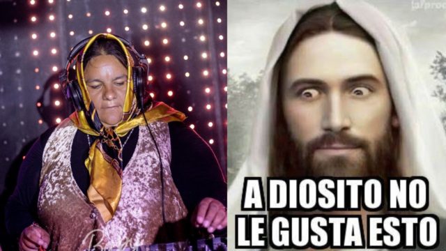 Señora catolica de Zacatecas antro CDMX