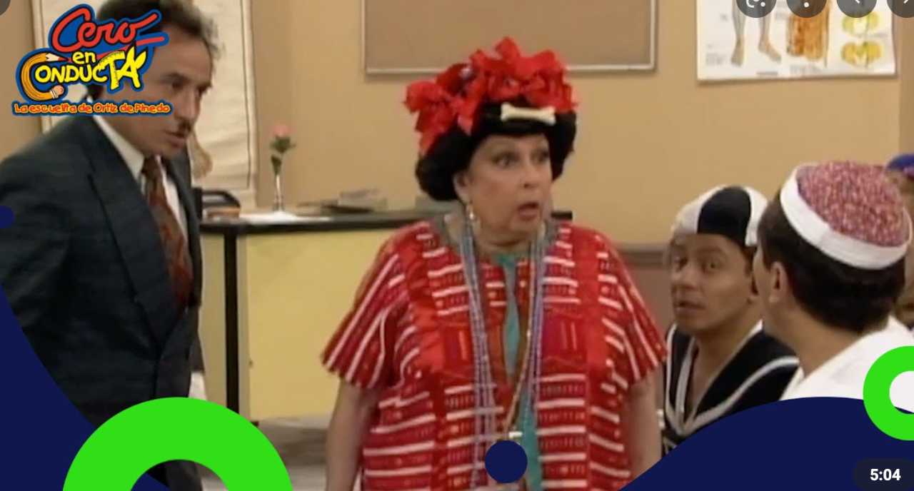 La Maestra Canuta con Jorgito