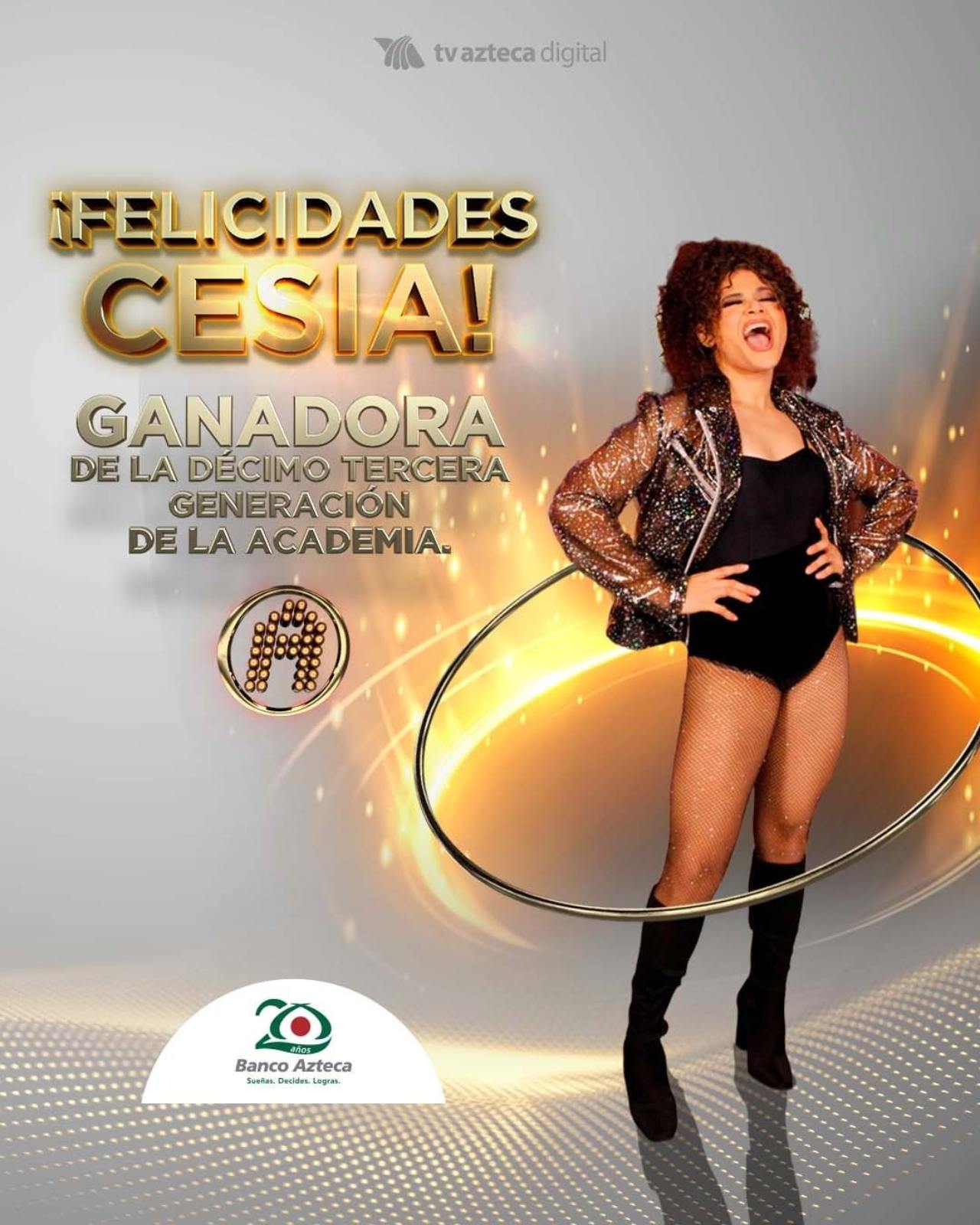 Ganadora absoluta de La Academia Cesia