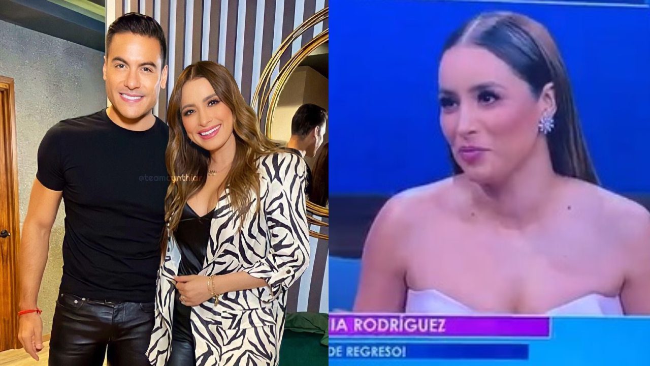 Cynthia Rodríguez sí casó Carlos Rivera