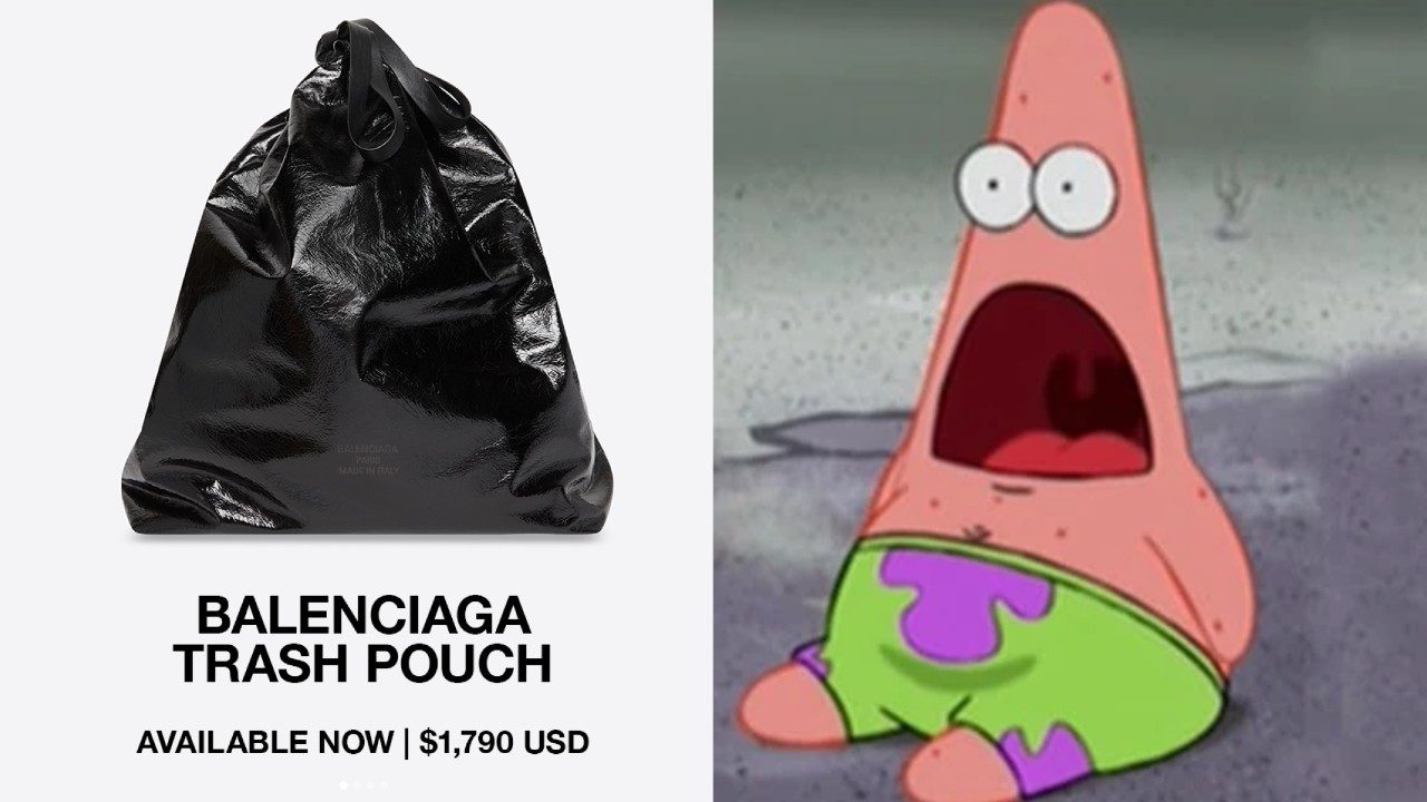 Balenciaga bolsa basura marca de lujo