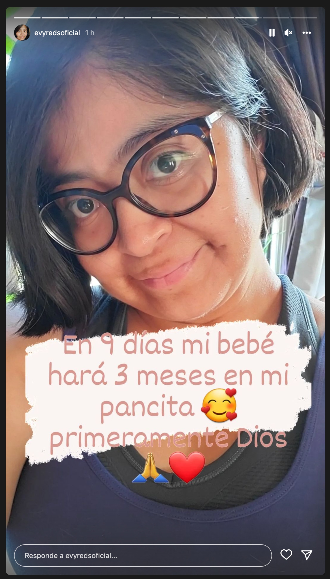 Eva Rojas está embarazada