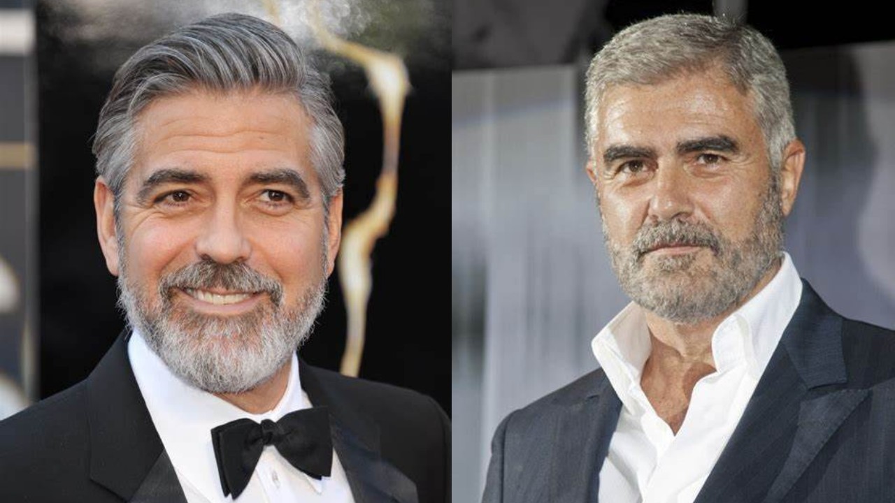 Saul Lizaso George Clooney famosos parecido