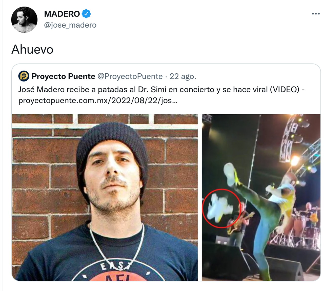 José Madero responde dorctor simi peluche