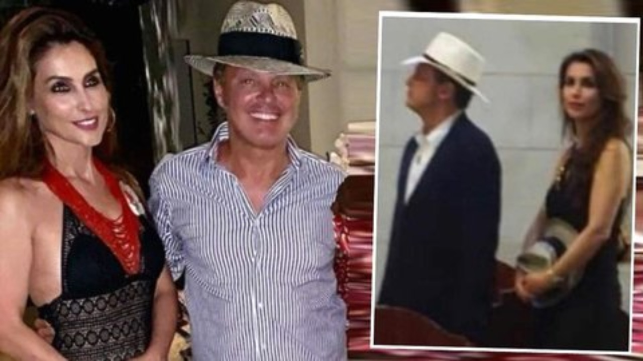 Luis Miguel y su novia Paloma