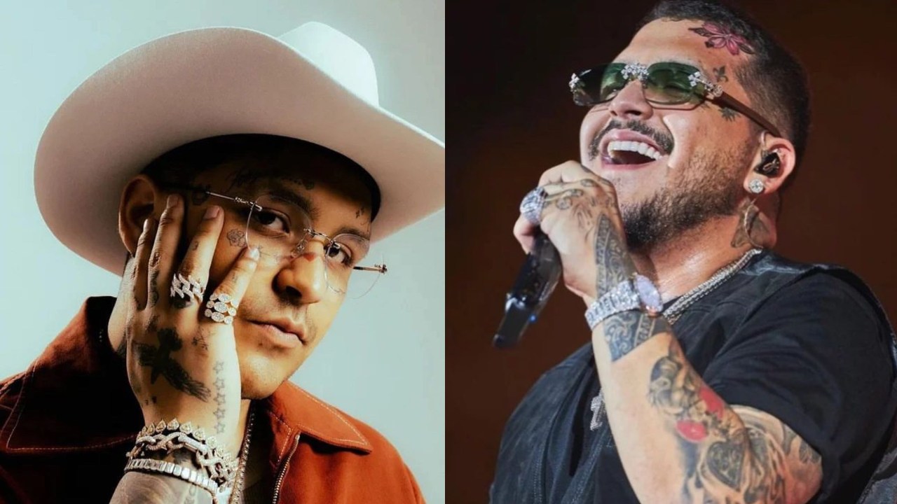 Nodal aparece sin tatuajes en cara