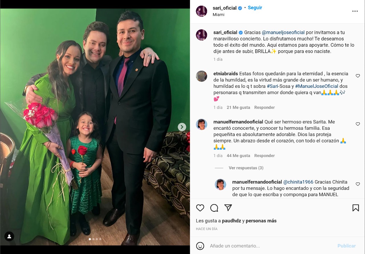 Sarita Manuel José padre