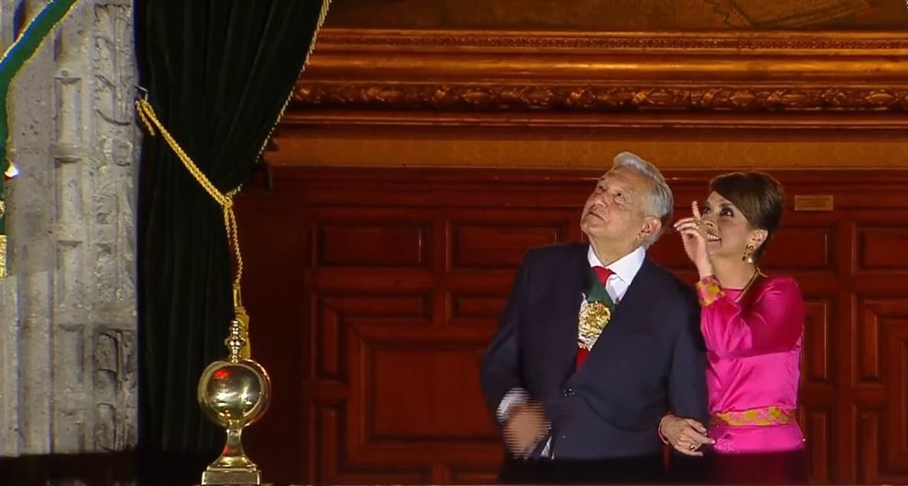 Beatriz Gutiérrez Müller vestido grito de independencia