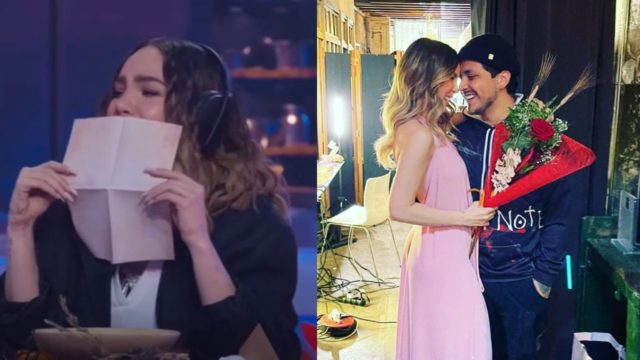 Belinda llora recordar Nodal regalaba flores