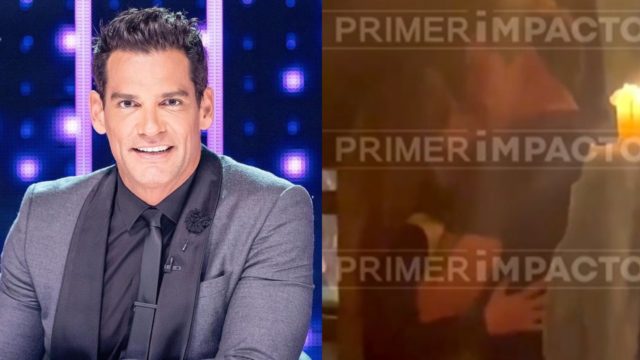 Cristian de la Fuente besando otra mujer