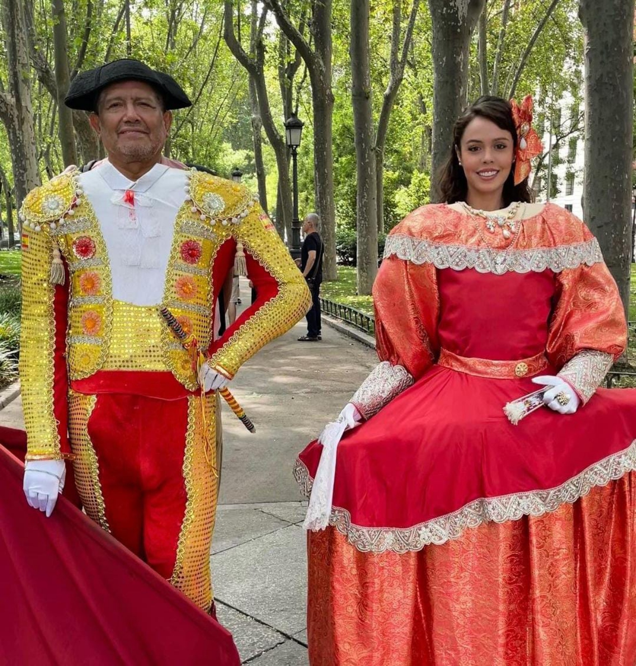 Juan Osorio y su novia