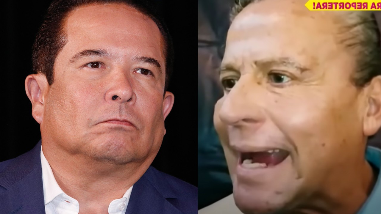 Alfredo Adame reportera Adolfo agresión