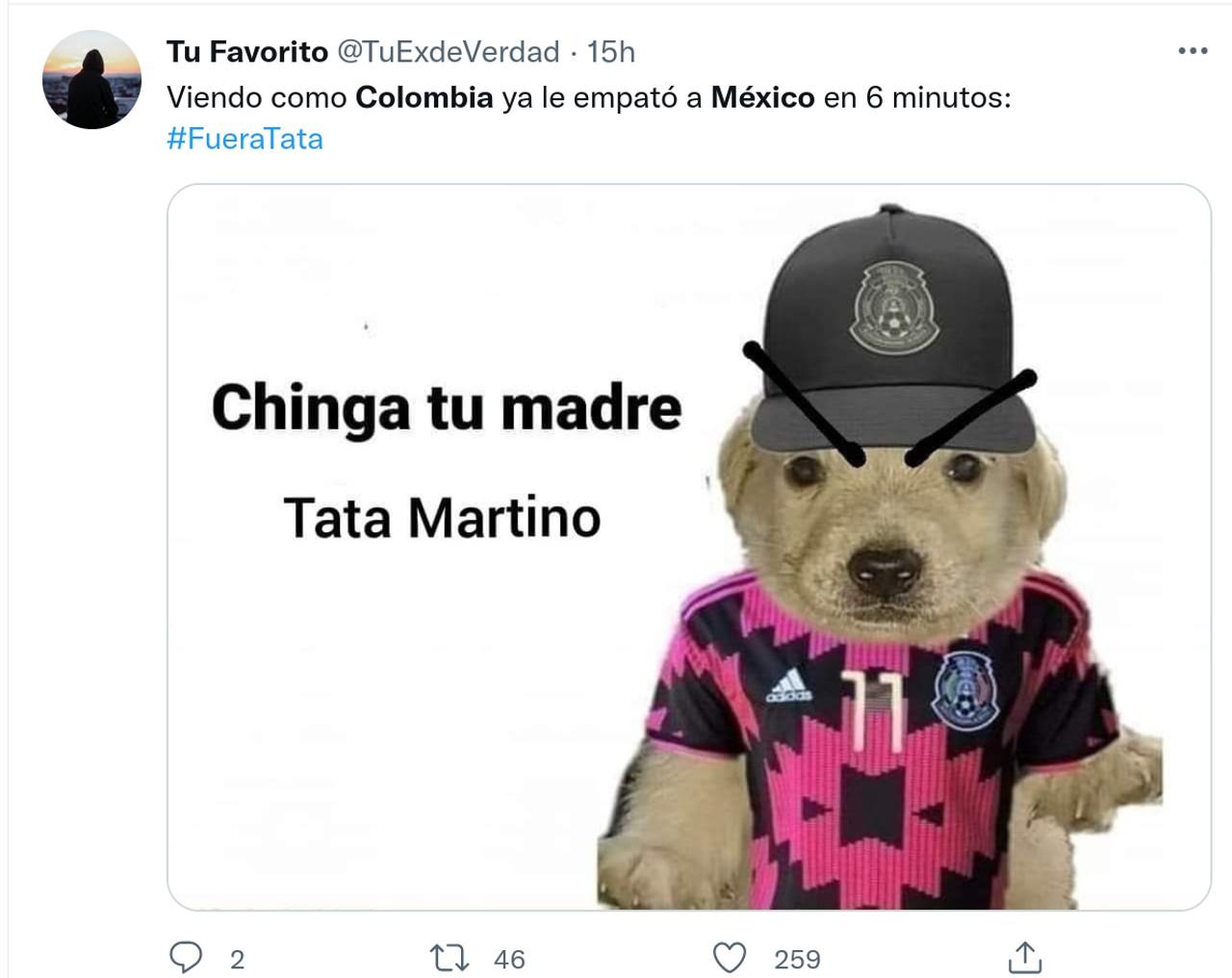 México Colombia memes juego futbol