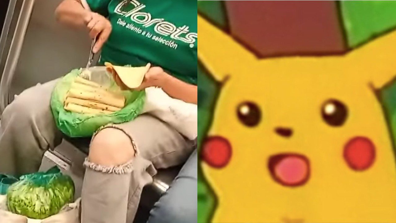 Mujer tacos metro cdmx viral