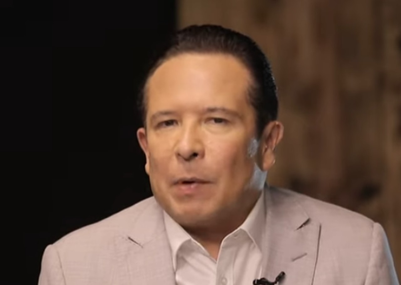 Alfredo Adame reportera Adolfo agresión