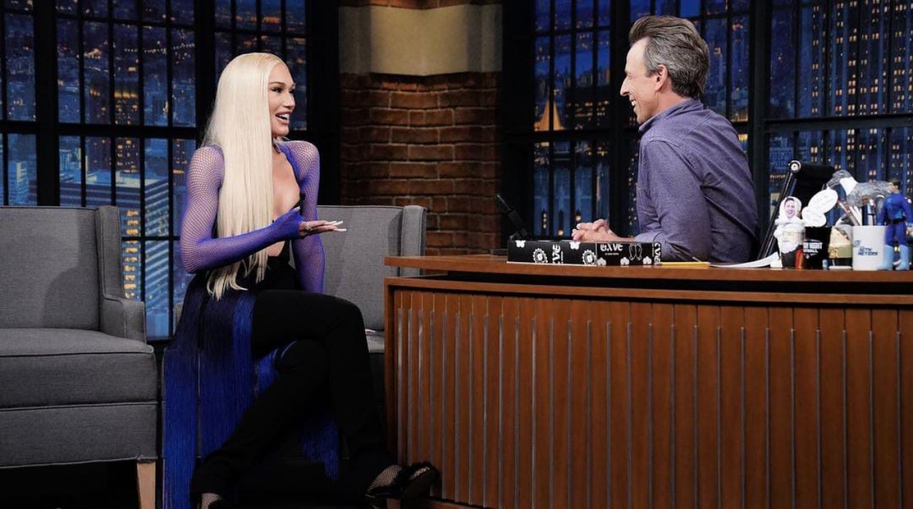 Gwen en el programa de Televisión
