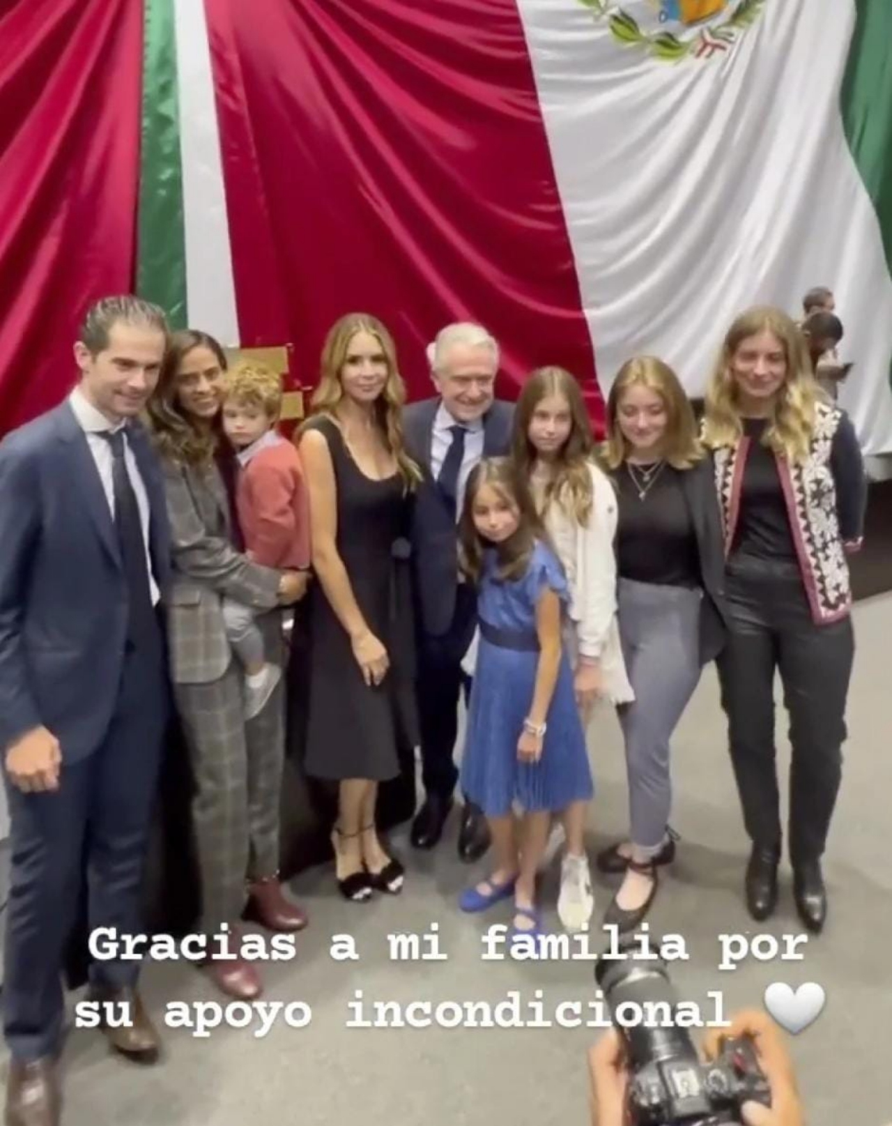 Santiago Creel familia completa