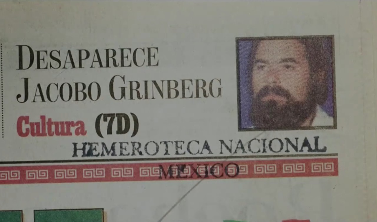 jacobo grinberg desaparición hemeroteca nacional