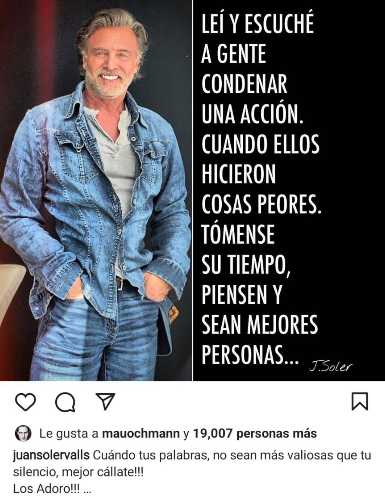 Juan Soler publicación