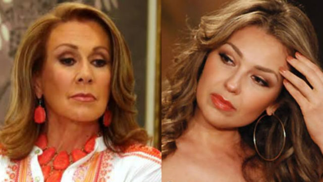 Laura Zapata bloquea a Thalía